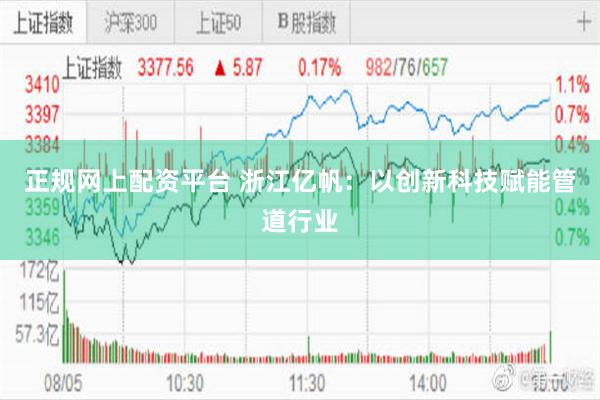 正规网上配资平台 浙江亿帆：以创新科技赋能管道行业