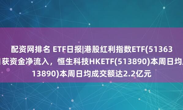 配资网排名 ETF日报|港股红利指数ETF(513630)连续3个交易日获资金净流入，恒生科技HKETF(513890)本周日均成交额达2.2亿元